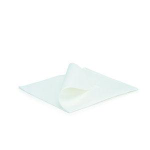 Duni Serviettes de table en papier blanches 20 x 20 cm - Boîte distributrice de 50_0
