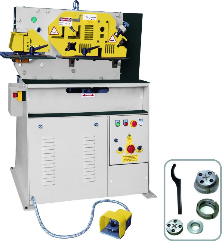 E-HPS 40 - Poinçonneuse cisaille universelle - Epple Maschinen - Moteur 400V triphasé / 3kW - 40 tonnes de force_0