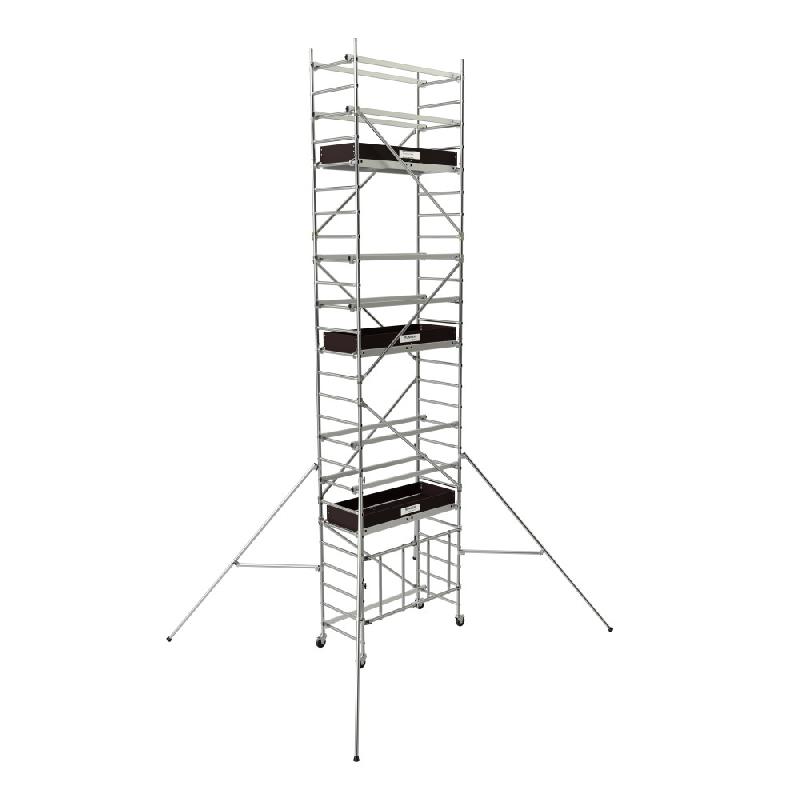 Échafaudages roulants en aluminium Runner - 1 plancher - Plancher 2,6 m_0