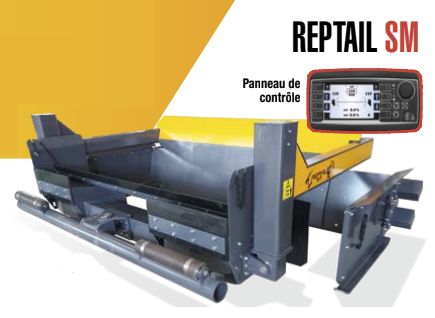 Epandeur de matériaux pour tracteurs de plus de 10T, chargeurs et bouteurs - REPTAIL SM_0