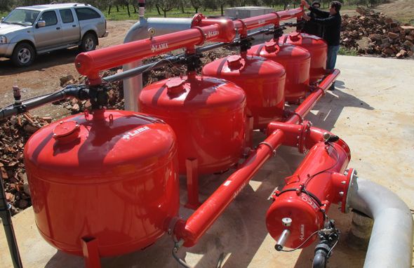 Système de filtration en profondeur avec surface de filtration de 3850 cm²