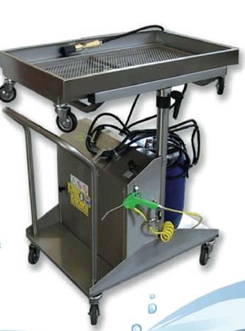 Fontaine de dégraissage solvant ou lessivielle - TOP CLEANER MAXI BRAKE WASHER - inox 304 - Fabriquée en Italie_0