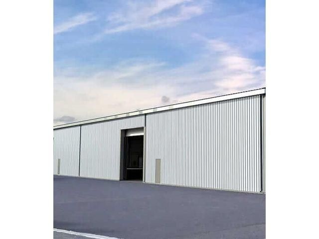 Hangar démontable pré-construit et standardisé, adapté aux besoins temporaires ou permanents, en conformité avec la réglementation ICPE - Nextensia_1