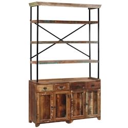 Helloshop26 - Buffet bahut armoire console meuble de rangement avec étagères bois de récupération massif 200 cm 4402103 - 3000014249690_0
