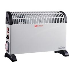 Mesko MS 7741W Convecteur avec minuterie et ventilateur Turbo - 3 niveaux de puissance : 750W, 1250W, 2000W - Blanc - 5903887806411_0