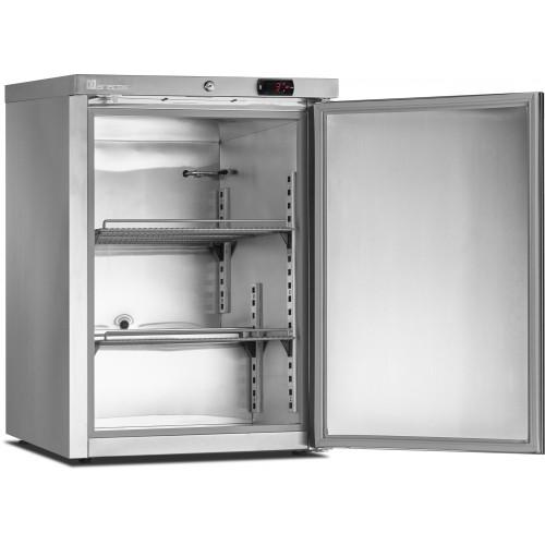 Mini armoire négative professionnelle inox et intérieur aluminium 1 porte pleine 50 litres - ACE-66-CS-A-PV_0