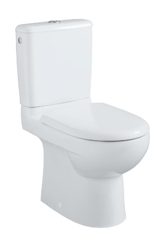 Mécanisme chasse d'eau WC poussoir 3/6 L + Robinet flotteur Dubourgel  Toilettes