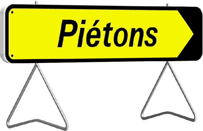 Panneaux Taliasign KD à flêche amovible 1300x300 mm classe 1 Indications Temporaires - PNTLGLV1KD-TL02/PT_0