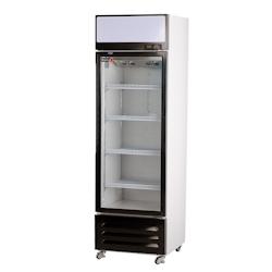 Romux® Professional Vitrine Réfrigérée 1 Porte 330 Litres Ventilées avec Tirage Forcé | Vitrine a boissons | Réfrigération Verticale Positive_0