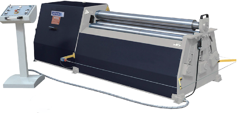 Rouleuse de tôles 4 rouleaux hydrauliques URM-4 20130 UZMA - Largeur 2050 mm - Épaisseur 1 à 5 mm_0