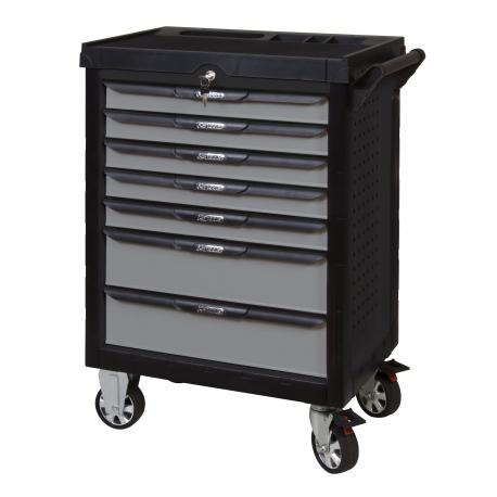 Servante ULTIMATE noire et grise, 7 tiroirs - KS Tools | 816.0007_0
