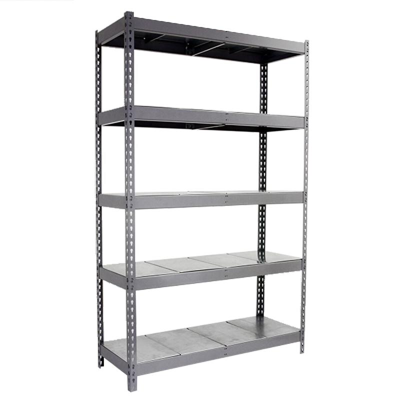 SimonRack Rayonnage industriel, 2000x1800x750 mm, 400 kg au point de flexion, 5 étagères métalliques, rayonnage garage, Galvanisé- Ecoforte - arge_0