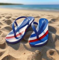 Tongs - Confort et Style pour l'Été - Caoutchouc, Cuir, Semelle Ergonomique_0