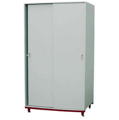 Armoire à portes coulissantes BIOLAB - étagères mélaminées 1200 x 600 x 2000 mm - Réf RA 50_0