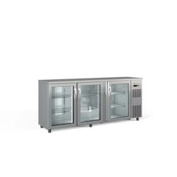 Arrière-bar positif H.820 3 p. Vitrées battantes - 3667335120338_0