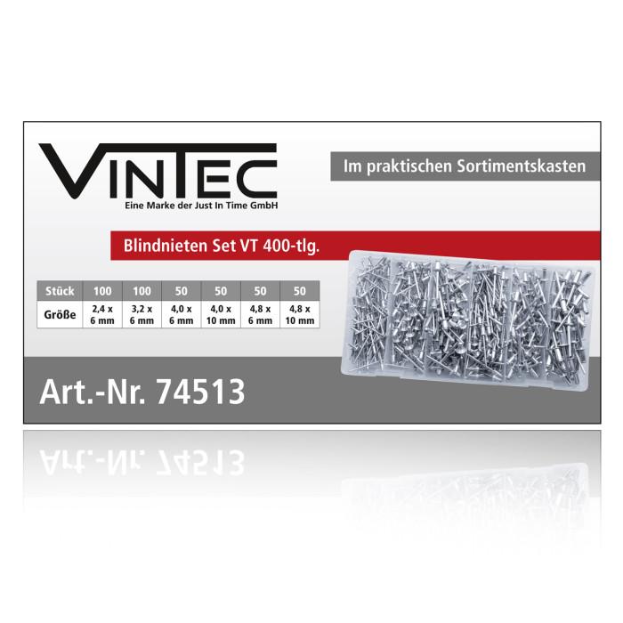 Assortiment Rivets aveugles alu en coffret 400 pièces - VINTEC_0