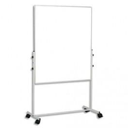 BISILQUE TABLEAU BI-OFFICE MULTI-USAGES ÉMAIL / FEUTRINE 3 EN 1 - DIMENSIONS : L120 X H70 CM BLANC/BLEU