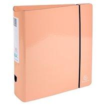 CLASSEUR À LEVIER AQUAREL PREM'TOUCH - DOS ARRONDI 80MM - A4 - COULEURS ASSORTIES - CORAIL - LOT DE 6