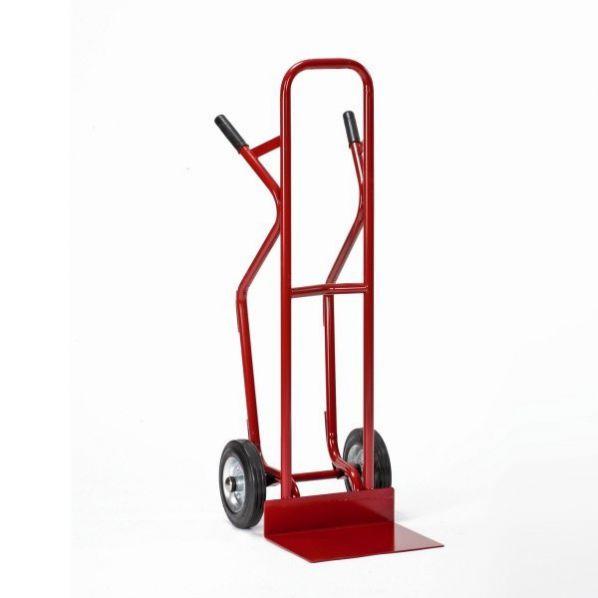 Diable pelle fixe - utilisation intensive - rouge - charge 300 kg - marque Rolléco_0