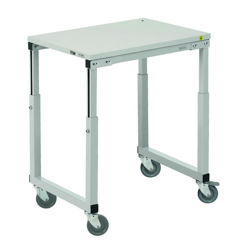 Établi métallique roulant SAP - hauteur réglable - L.1500 x P.700 mm - charge maxi 150 kg_0