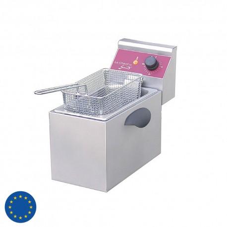 Friteuse électrique à poser Sofraca - 4 ou 8 litres, cuve inox amovible, thermostat 0° à 190°C, fabrication européenne_0