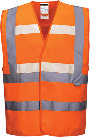 Gilet réfléchissant triple technologie orange G470 - léger, normes EN ISO 20471 et RIS 3279-TOM_0