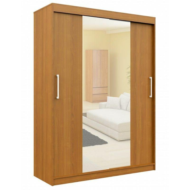 HELIA ARMOIRE À PORTES COULISSANTES + GRAND MIROIR CHAMBRE COULOIR