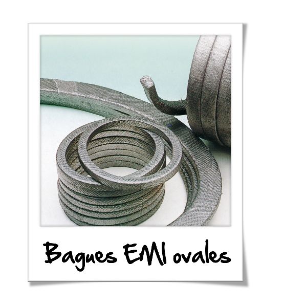 Joint gamme bague EMI ovale - fibres d'aramide et carbone - renforcement acier au chrome_0