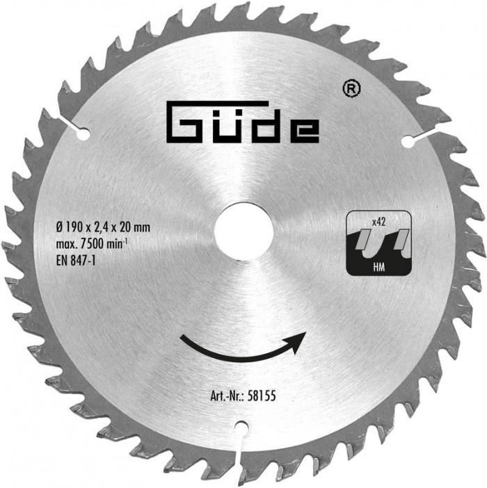 Lame de scie circulaire ø 190 mm - 42 dents pour g58124 et g58238 - 3397_0