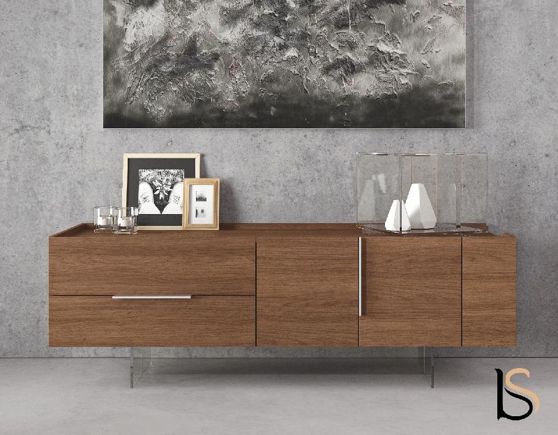 Meuble de service Segno - Dellarovere - Noyer_1