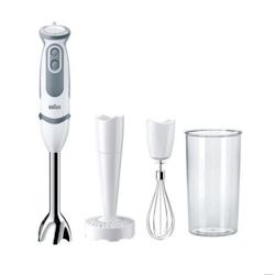 Mixeur Electrique  a main BRAUN Multiquick 5V - 21 vitesses - Pied inox - 3 accessoires usage non-intensif Braun - 3666749753712_0