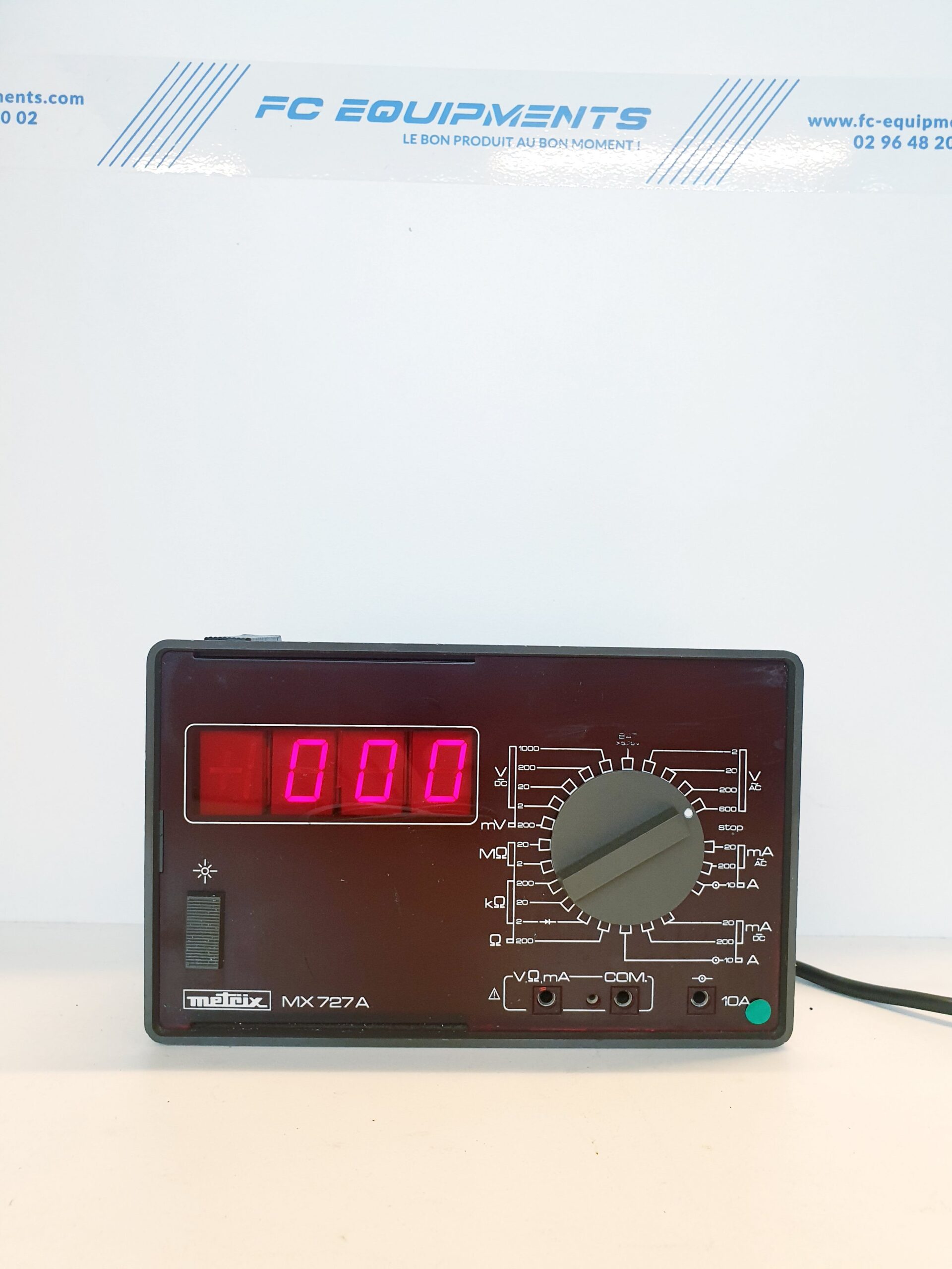 MX727A - Multimètre numérique METRIX - compact et précis_0