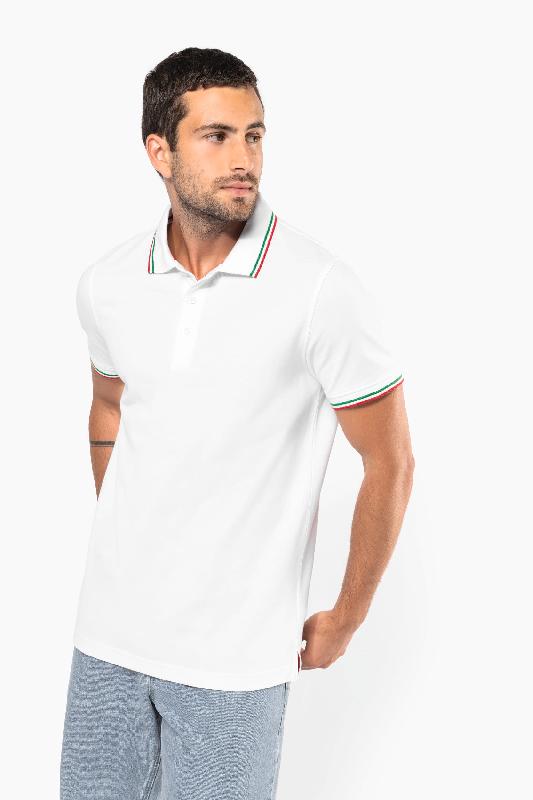 Polo maille piquée manches courtes homme - Réf: K250 - 100% coton, col 3 boutons, marque Kariban_0