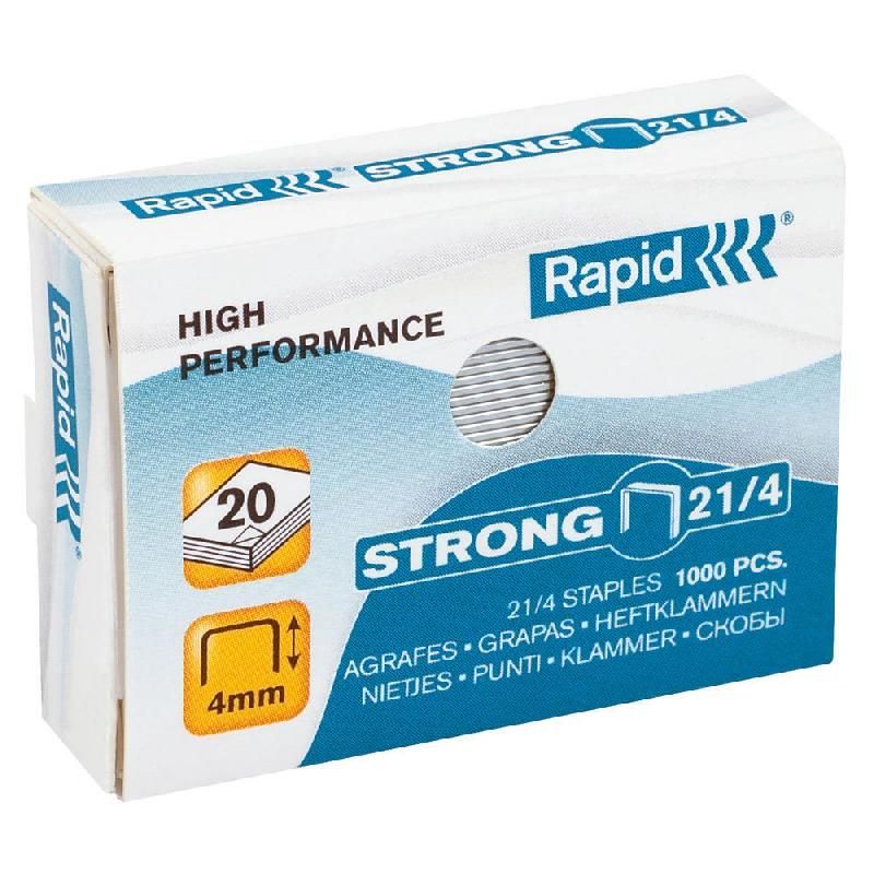 RAPID AGRAFES STAPLES 21/4 STRONG - BOÎTE DE 1000