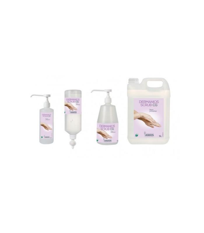 Savon anios dermanios scrub cg 1l airless - savon antiseptique_0