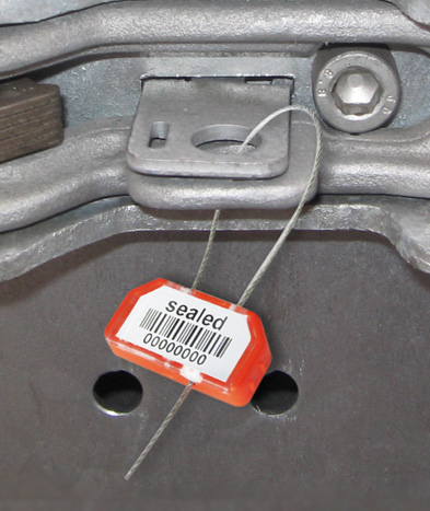 Scellé de sécurité Unisto Fastgrip 120 - longueur réglable - acier et plastique - 200 mm_0