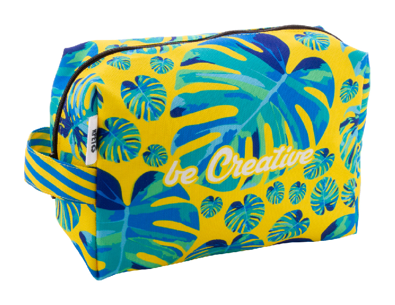 Trousse de maquillage personnalisée - polyester RPET 600D - impression sublimation - minimum 50 pièces_0