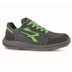 U-Power - Baskets de sécurité basses légères et confortables GEMINI - S1P SRC ESD - Gris/Vert - Taille 47_0