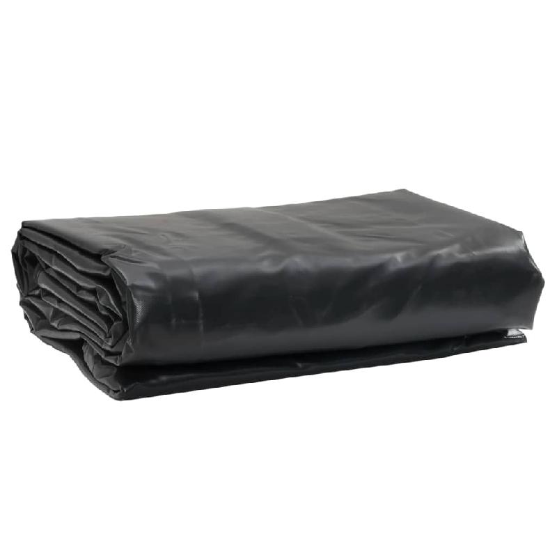 Vidaxl bâche noir 5x8 m 650 g/m² 156081_0