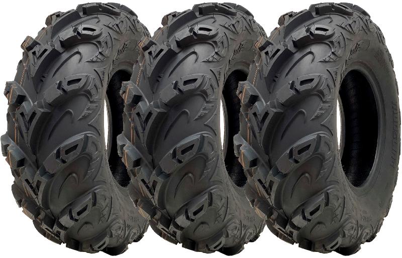 25x8.00-12 ATV Quad Tyre OBOR Mudsling WU05 E-Marked Road Legal 165kg (Set of 3)_0
