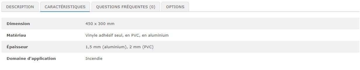 27983 - Panneau consignes de sécurité pour incendie - virages - dimensions 450 x 300 mm - film anti-UV et anti-rayures_1