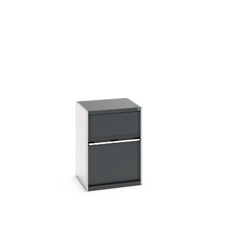 Armoire Kfz pour Déchets Cubio - Bacs amovibles en aluminium - 650x650x900mm - Charge jusqu'à 1.5 tonne_0