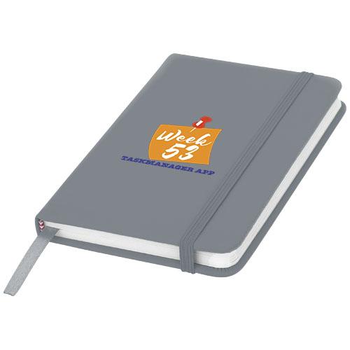 Carnet de notes A6 Spectrum - couverture rigide avec élastique de fermeture et ruban - 96 pages lignée 60g/m²_0