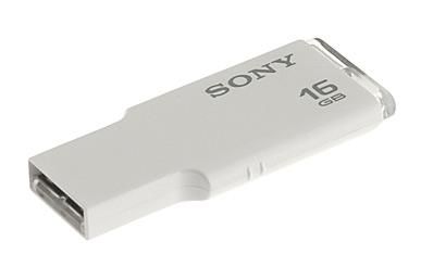 CLÉ USB SONY - STYLE MICRO VAULT 16GO USB 2.0 BLANC