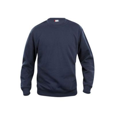 CLIQUE Sweat basic col rd Bleu Marine 3XL_0