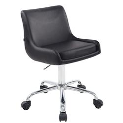 CLP Tabouret de travail Club similicuir Noir - noir 307578_0