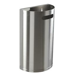 Corbeille Murale Decrochable Arkea 40L Inox Brossé Aisi - 56872 - Rossignol - 56872_0