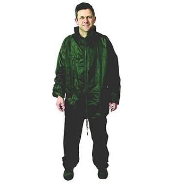 ENSEMBLE PLUIE SOUPLE RESISTANT VERT  XLARGE