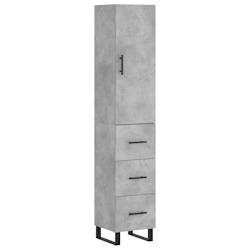 Helloshop26 - Buffet bahut commode armoire meuble de rangement organisateur cuisine salle de séjour salon haut 34,5 x 34 x 180 cm 02_0034326 - 300021_0