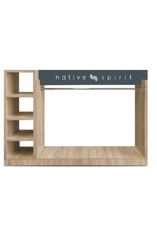 Meuble/Présentoir Native Spirit Small - Réf: ZSHOPNS22S - Marque ZSHOPINSHOP_0